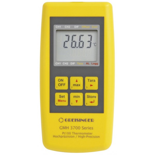 Greisinger GMH 3710 еталонний термометр з виходом для зовнішнього блоку живлення