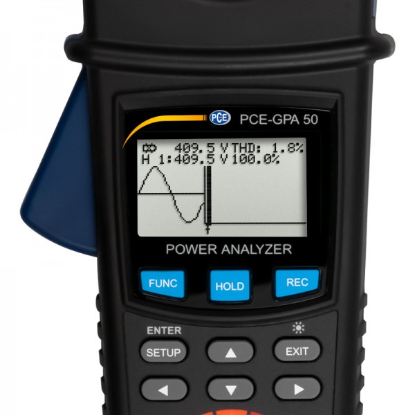PCE-GPA 50 аналізатор якості електроенергії з функцією запису