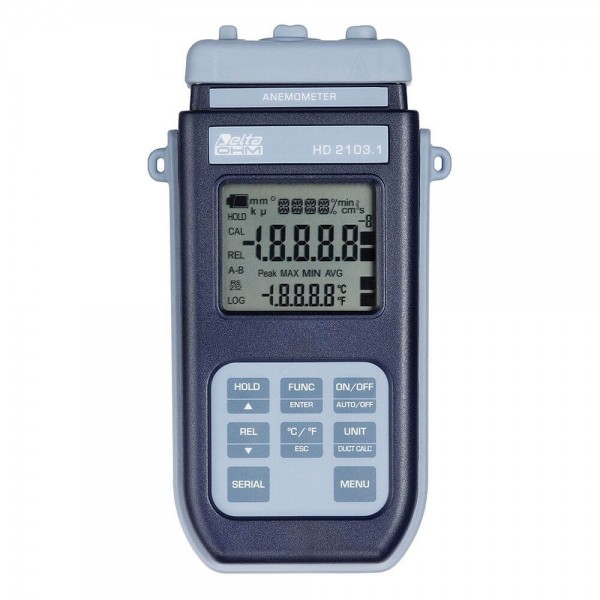 Delta OHM HD2103.2 многофункциональный анемометр-термометр с регистрацией данных