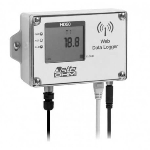 Delta OHM HD50N/1TC водонепроницаемый Web регистратор температуры для выносных датчиков (NTC 10KΩ)