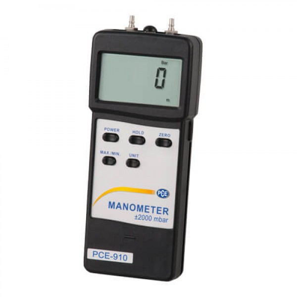 PCE-910 дифманометр для газов/жидкостей -2000...2000 mbar