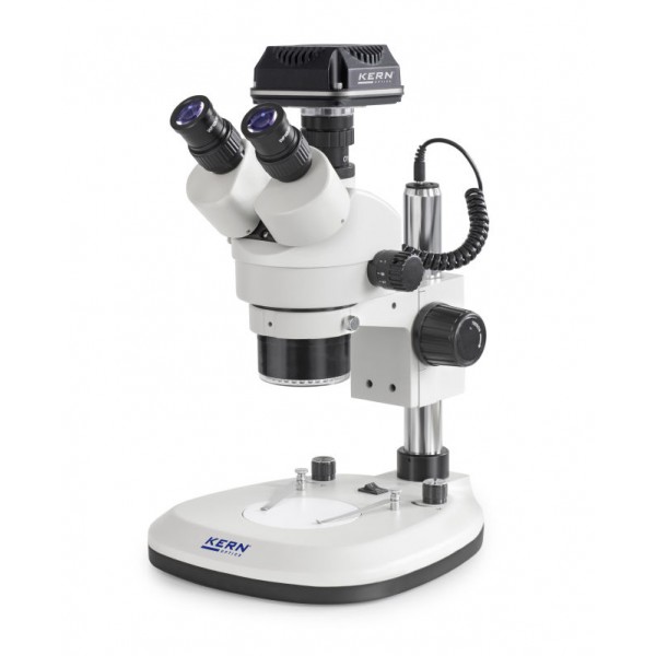 KERN OZL-466C825 стереомикроскоп для школ, учебных центров, лабораторий и инспекции (камера USB 2.0 6,8 - 55 кадр/сек)