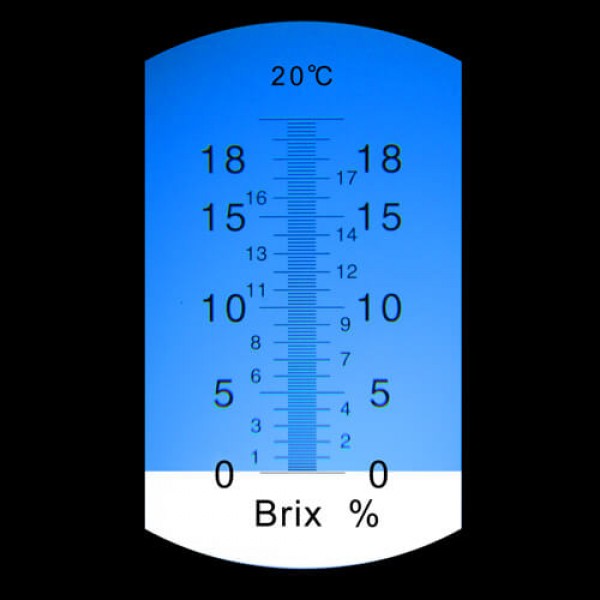 PCE-018 рефрактометр для соков/вин 0...18% Brix