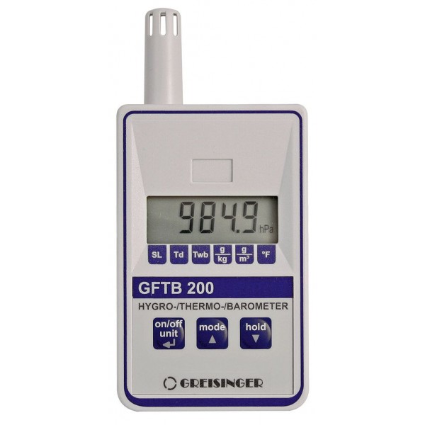 Greisinger GFTB 200 високоточний термогігрометр і барометр