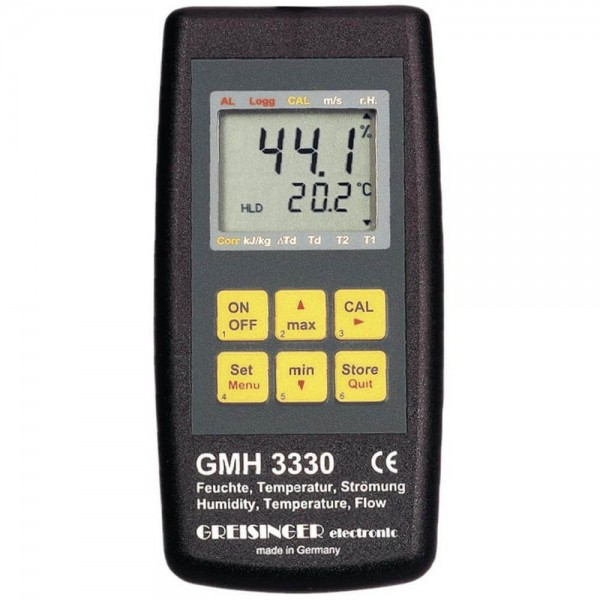 Greisinger GMH3330 термогигрометр/анемометр/измеритель скорости потока воды